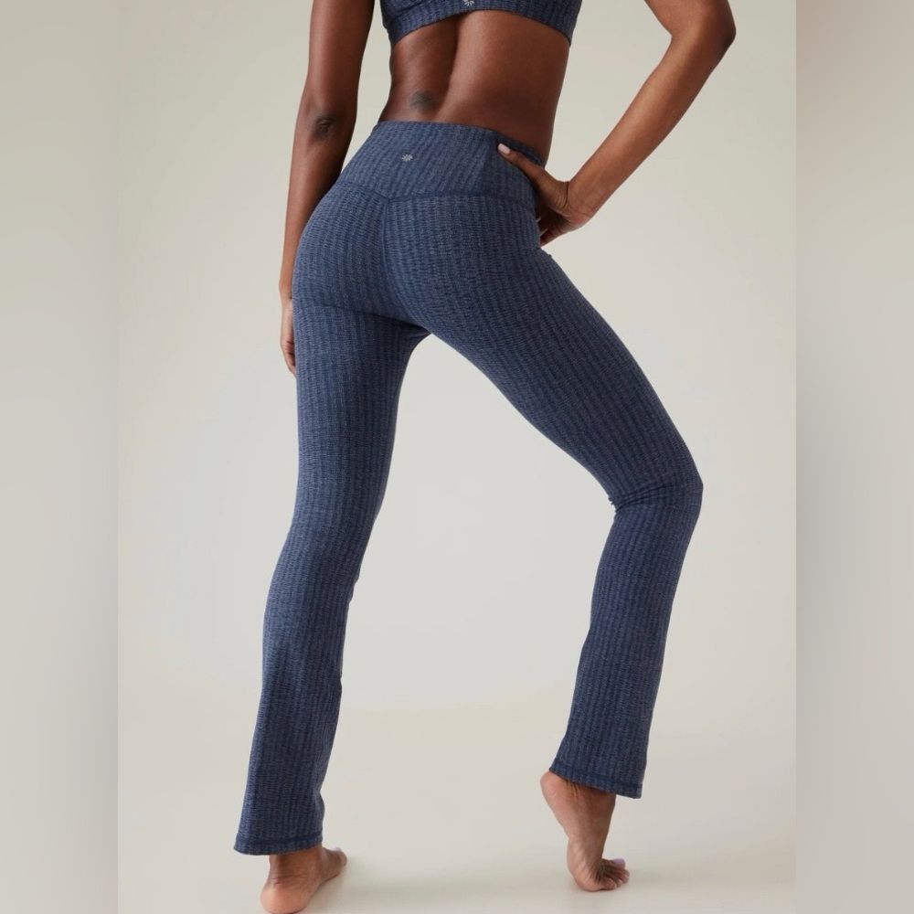 Athleta Elation Textured Straight Leg Pant
